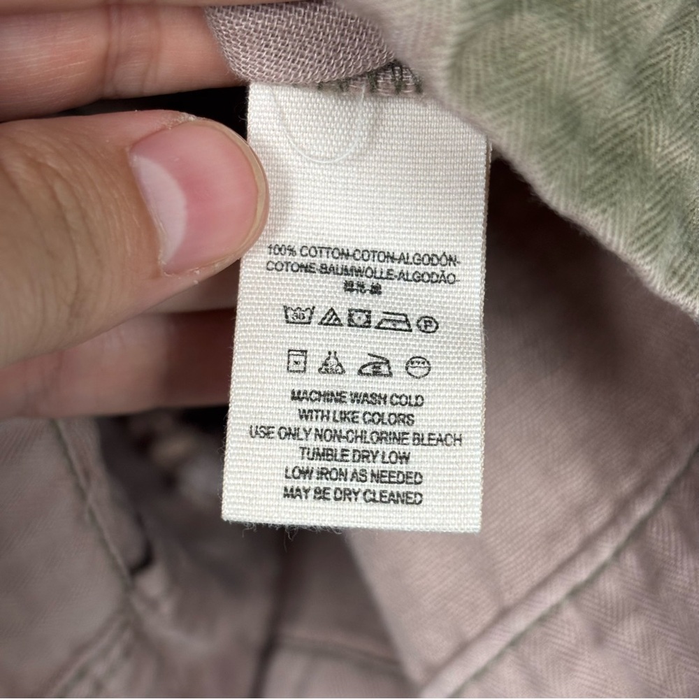 Free People Not Your Brother’s Military Style Jacket Size Small Olive Khaki Moss - Picture 11 of 16